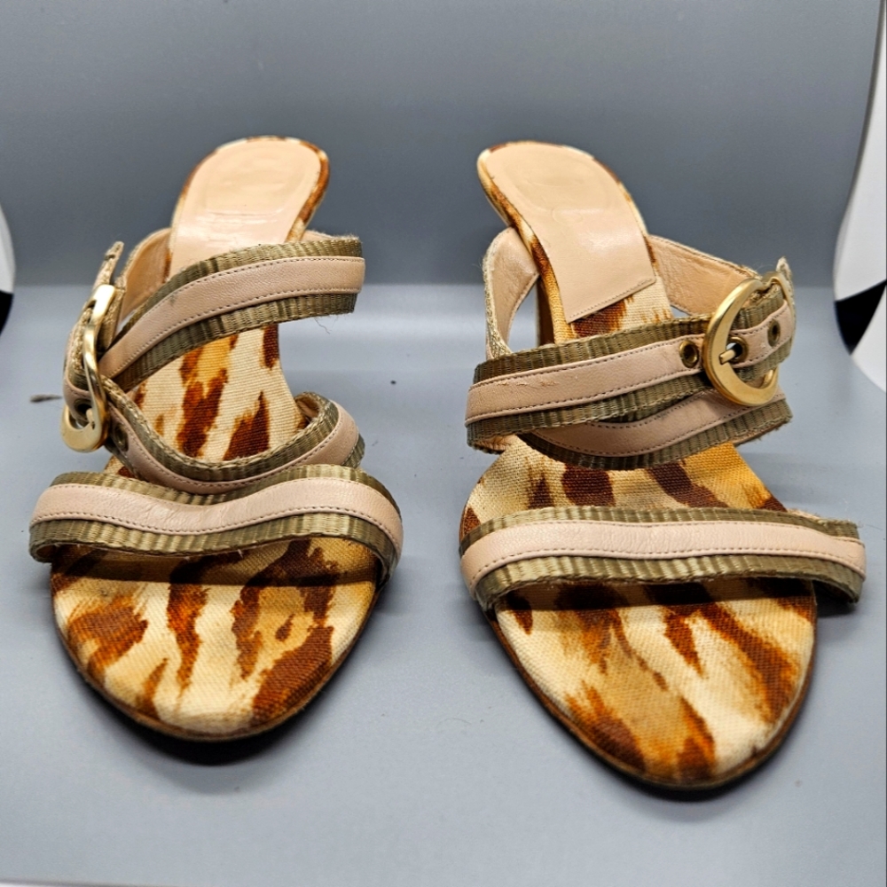 Dior leopard sandals